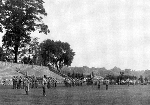 Stamford Auxiliary Police 1953 at Boyle Stadium