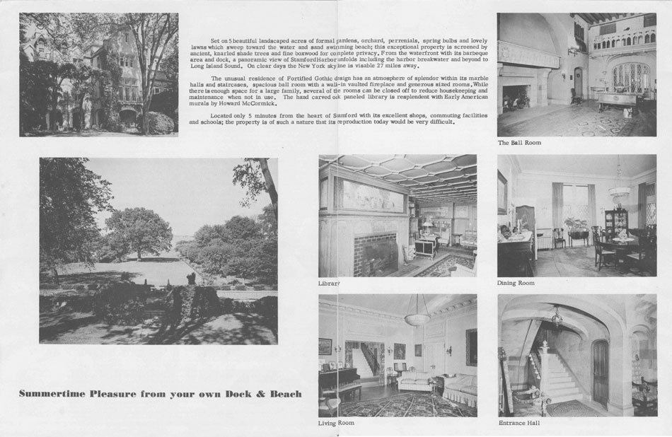 Marion Castle, sales brochure