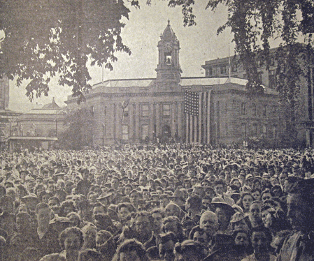 Dedication of the Service Roll on June 1, 1943