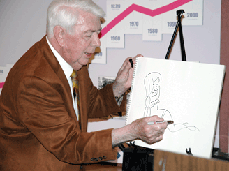 Mort Walker drawing