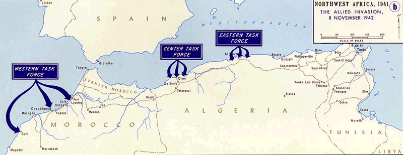 Map of North Africa 1941