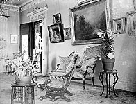 parlor in 1900 - click here for larger image