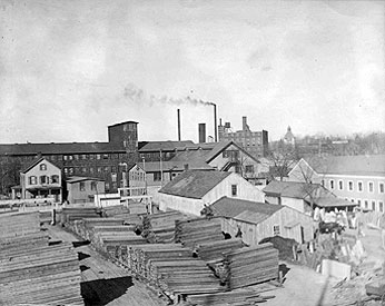 Getman & Judd Lumberyard, 1898