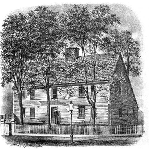 drawing of Webb Tavern