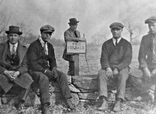 Joe Tamburri, John Pustari, Clarence Bouton, Aaron Gladstone, Bob Dick, 1918